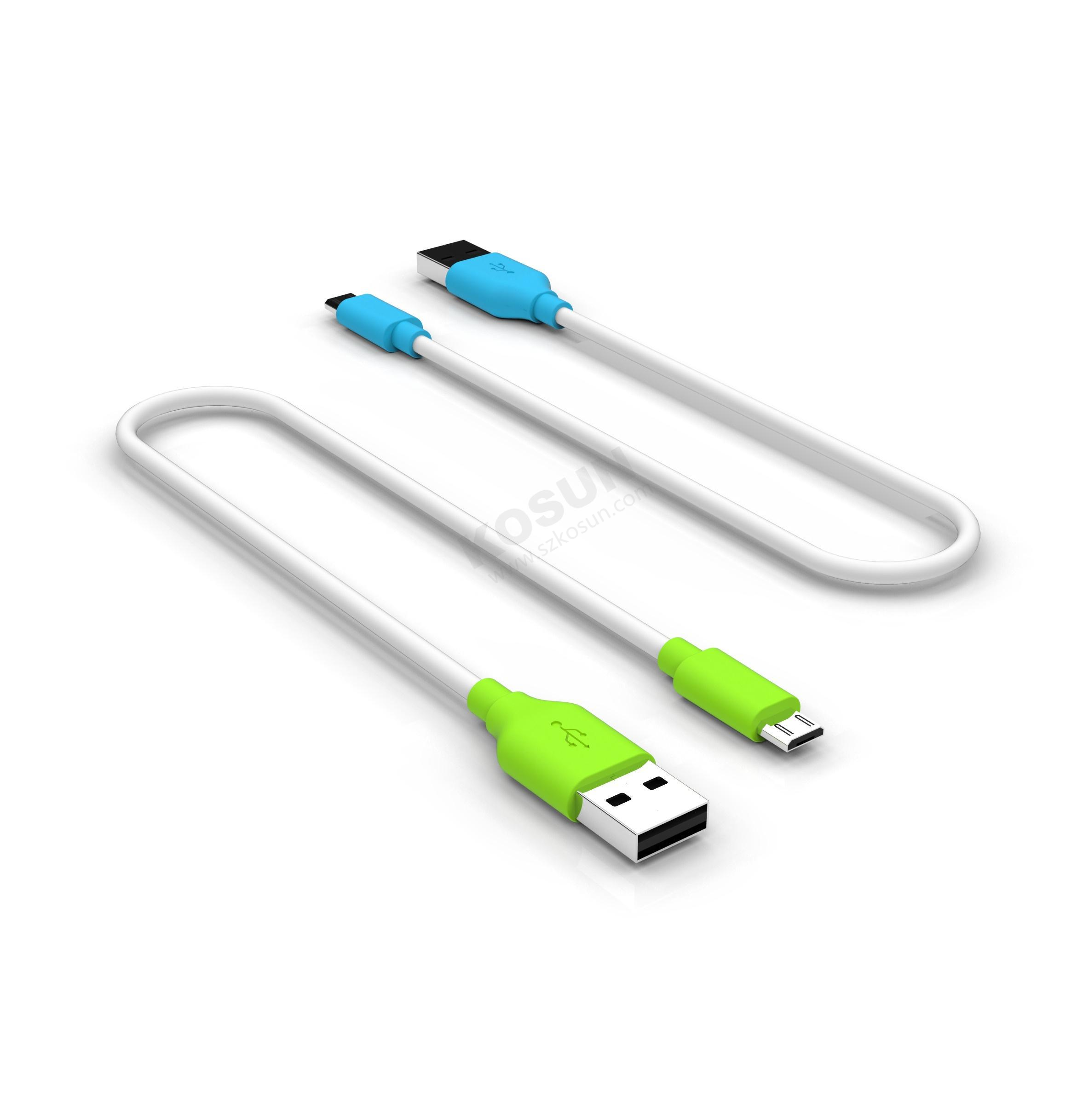 Double USB A to Micro chargin cable